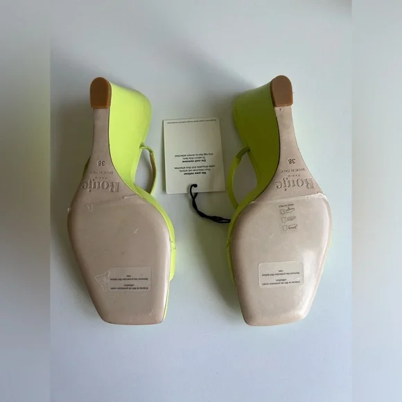 Rouje Eve Platform Mules 38 - Picture 3 of 3